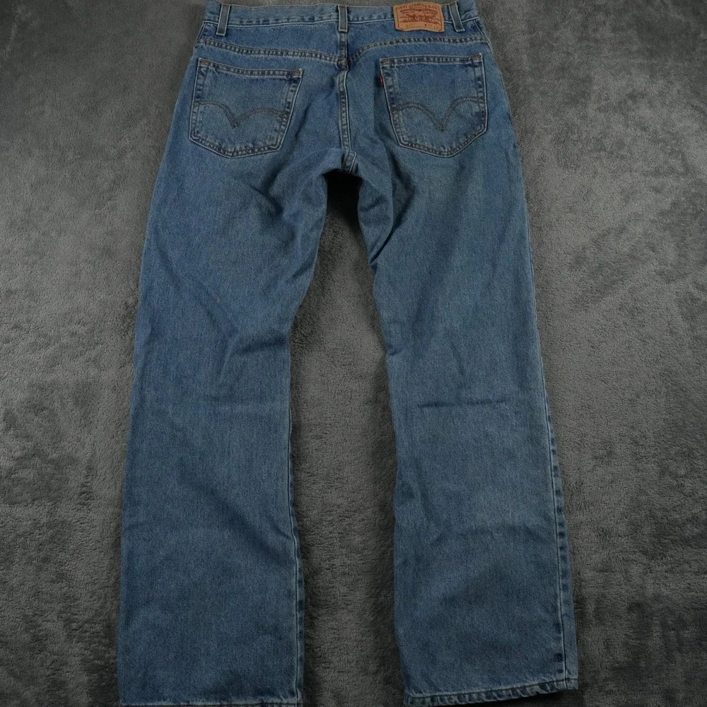 Levi's 517‎ Jeans Mens Fits 34x32 Blue Boot Cut Medium Wash Denim Pants Y2K